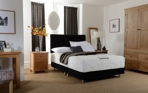 Black thin base bed resize